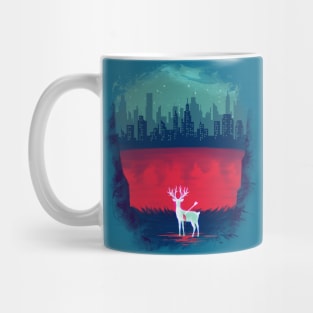 Deer in city Mug